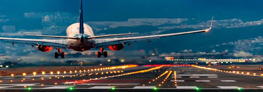 飛行機空港引取